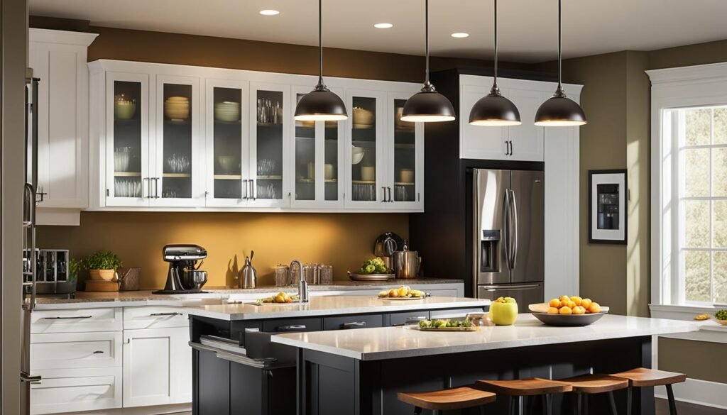 Small Kitchen Two Tone Kitchen Cabinets