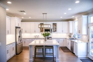 Small Kitchen Two Tone Kitchen Cabinets